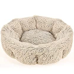 Urpower Donut Cuddler Round Dog Bed