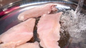 boiled white meat chicken for dogs