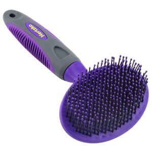 Soft Pet Brush by Hertzko - For Dogs and Cats – for Detangling and Removing Loose Undercoat or Shed Fur for large and small animals – Ideal for Everyday Brushing Long and Short Hair for Sensitive Skin $13.99