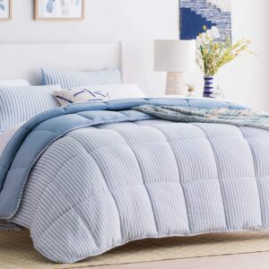 LINENSPA All Season Hypoallergenic Down Alternative Microfiber Comforter $59.99