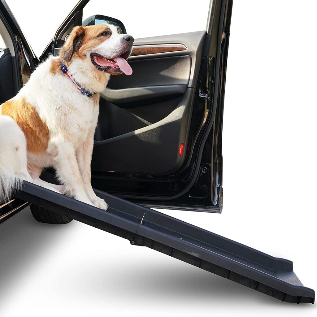 The 8 Best Dog Steps For Cars In 2023 We Love Doodles   Alpha Paw Car Ramp For Large And Small Dogs For SUVs Cars And Trucks Compact Foldable And Lightweight Portable Outdoor Pet Ramp For Up To 200 Lbs. 1024x1024 