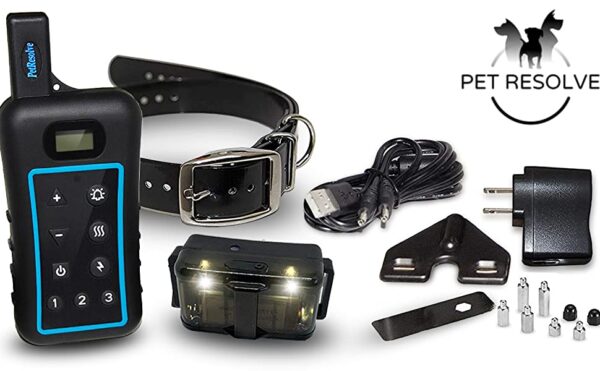 The 5 Best Shock Collars To Keep Your Dog In The Yard 2023 We Love   Pet Resolve Dog Training Shock Collar Kit 3 600x371 